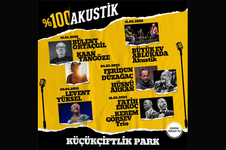 Kkiftlik Parkta %100 Akustik Konserleri 14 Ocakta Balyor!