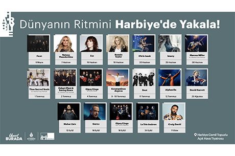 D�nya Y�ld�zlar� Harbiye Sahnesinde Bulu�uyor