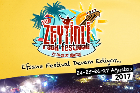 Zeytinli Rock Festivali 24-27 Austos Tarihleri Arasnda Dalyan Sahili`nde! 