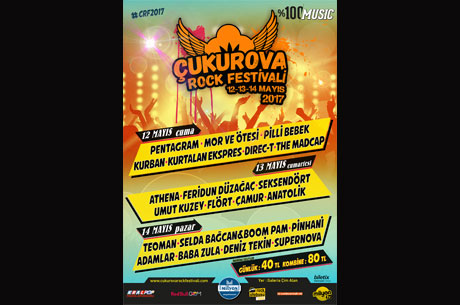 ukurova Rock Festivali 12-13-14 Mays`ta Adana`da
