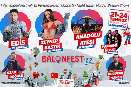 3.Uluslararas Kapadokya Balon Festivali Balonfest22 21-24 Temmuz Tarihleri Arasnda Gerekletirilecek