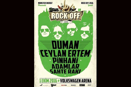 Rock Off 1 Ekim`de Volkswagen Arena`da!